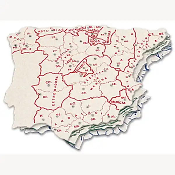 PLANTILLA PLASTICO MAPA ESPAÑA-BOLSA DE 3 15X12,5 CM 4916 PLANTILLA PLASTICO MAPA ESPAÑA-BOLSA DE 3 15X12,5 CM 4916