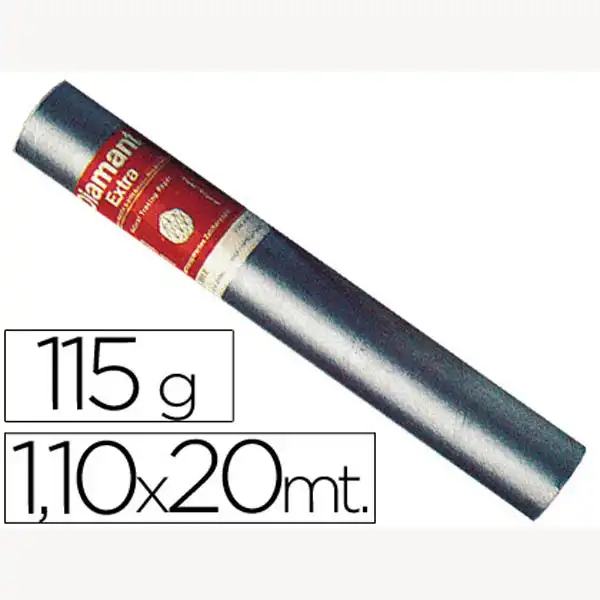 PAPEL VEGETAL DIAMANT 110-115 GR -ROLLO DE 1.10X20 M 5771 PAPEL VEGETAL DIAMANT 110-115 GR -ROLLO DE 1.10X20 M 5771