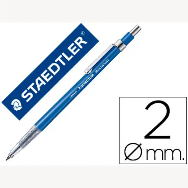 PORTAMINAS STAEDTLER MARS CON CLIP 2 MM 6530 PORTAMINAS STAEDTLER MARS CON CLIP 2 MM 6530