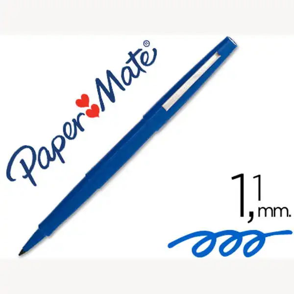 ROTULADOR PAPER MATE PUNTA NYLON 3103-1 AZUL 7479 ROTULADOR PAPER MATE PUNTA NYLON 3103-1 AZUL 7479
