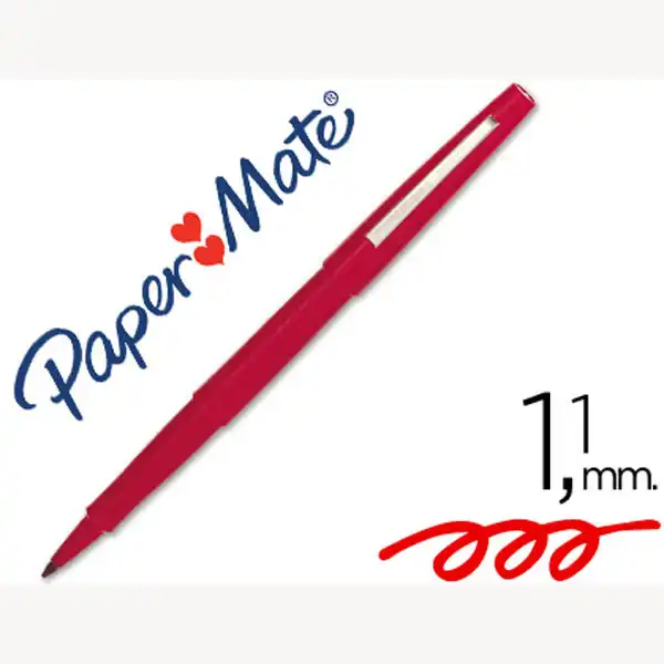 ROTULADOR PAPER MATE PUNTA NYLON 3102-1 ROJO 7481 ROTULADOR PAPER MATE PUNTA NYLON 3102-1 ROJO 7481