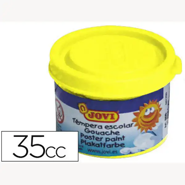 TEMPERA JOVI 35 ML AMARILLO LIMON CAJA DE 5 UDS 7874 TEMPERA JOVI 35 ML AMARILLO LIMON CAJA DE 5 UDS 7874