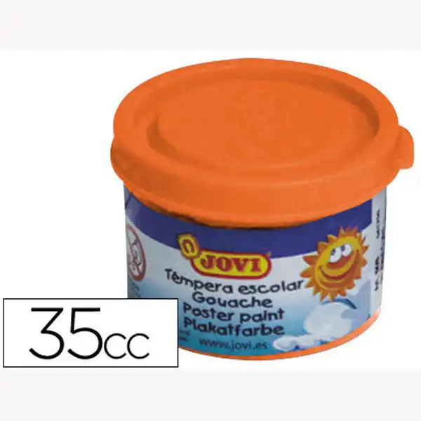 TEMPERA JOVI 35 ML NARANJA CAJA DE 5 UDS 7885 TEMPERA JOVI 35 ML NARANJA CAJA DE 5 UDS 7885