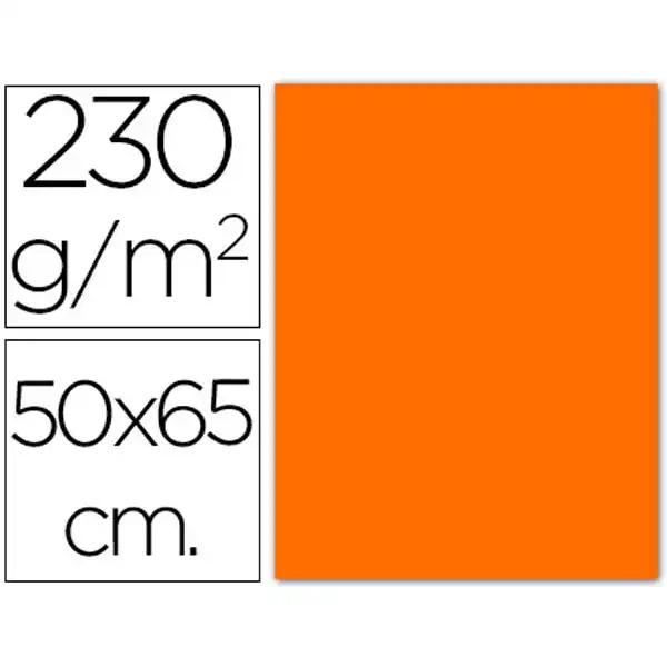CARTULINA FLUORESCENTE NARANJA50X65 CM 13780 CARTULINA FLUORESCENTE NARANJA50X65 CM 13780