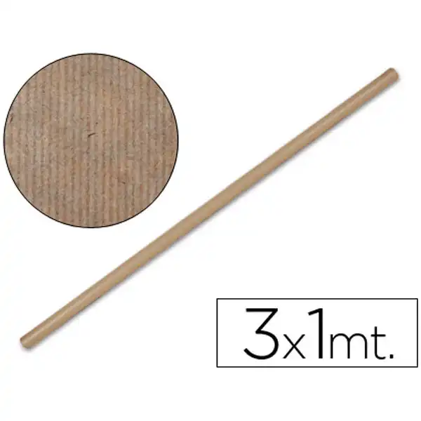 PAPEL KRAFT LIDERPAPEL MARRON -ROLLO 3X1 MT 17265 PAPEL KRAFT LIDERPAPEL MARRON -ROLLO 3X1 MT 17265