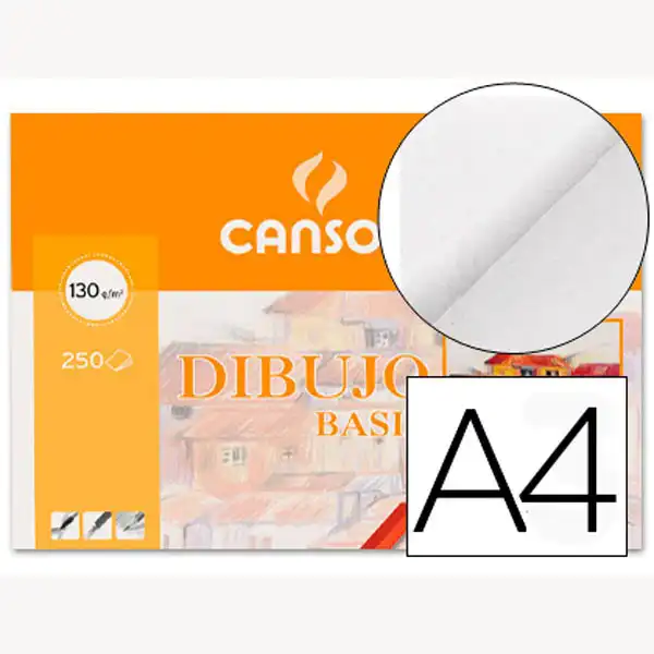 PAPEL DIBUJO BASIK 210X297 -130 GR -SIN RECUADRO CAJA 250 UDS C200401405 17854 PAPEL DIBUJO BASIK 210X297 -130 GR -SIN RECUADRO CAJA 250 UDS C200401405 17854