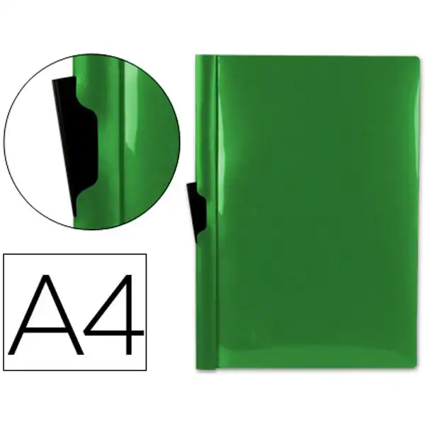 CARPETA LIDERPAPEL DOSSIER PINZA LATERAL 35363 PP A4 VERDE 30 HJ PINZA DESLIZANTE 20069 CARPETA LIDERPAPEL DOSSIER PINZA LATERAL 35363 PP A4 VERDE 30 HJ PINZA DESLIZANTE 20069