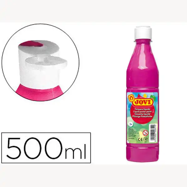 TEMPERA LIQUIDA JOVI ESCOLAR 500 ML MAGENTA 20114 TEMPERA LIQUIDA JOVI ESCOLAR 500 ML MAGENTA 20114