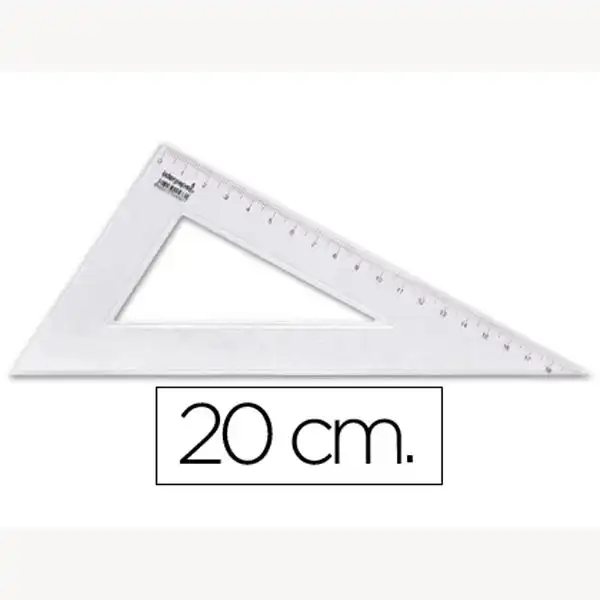 CARTABON LPP 20 CM PLASTICO CRISTAL 20433 CARTABON LPP 20 CM PLASTICO CRISTAL 20433