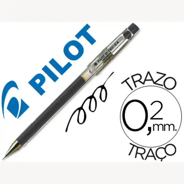 BOLIGRAFO PILOT PUNTA AGUJA G-TEC-C4 NEGRO G-TEC-C4 N 20893 BOLIGRAFO PILOT PUNTA AGUJA G-TEC-C4 NEGRO G-TEC-C4 N 20893