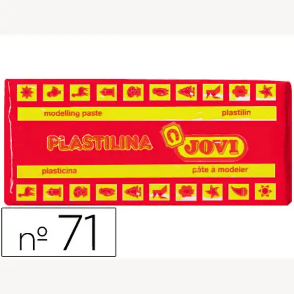 PLASTILINA JOVI 71 ROJO TAMAÑO MEDIANO 71-05 22137 PLASTILINA JOVI 71 ROJO TAMAÑO MEDIANO 71-05 22137