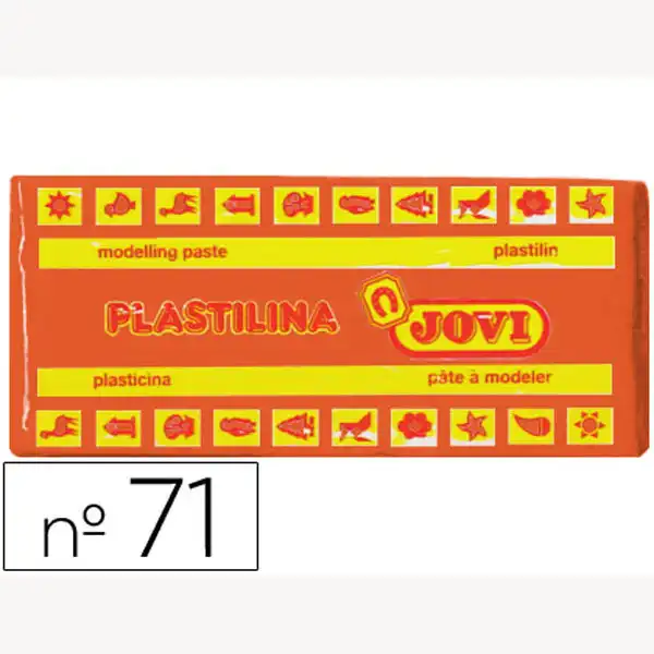 PLASTILINA JOVI 71-04 NARANJA TAMAÑO MEDIANO 71-04 22140 PLASTILINA JOVI 71-04 NARANJA TAMAÑO MEDIANO 71-04 22140