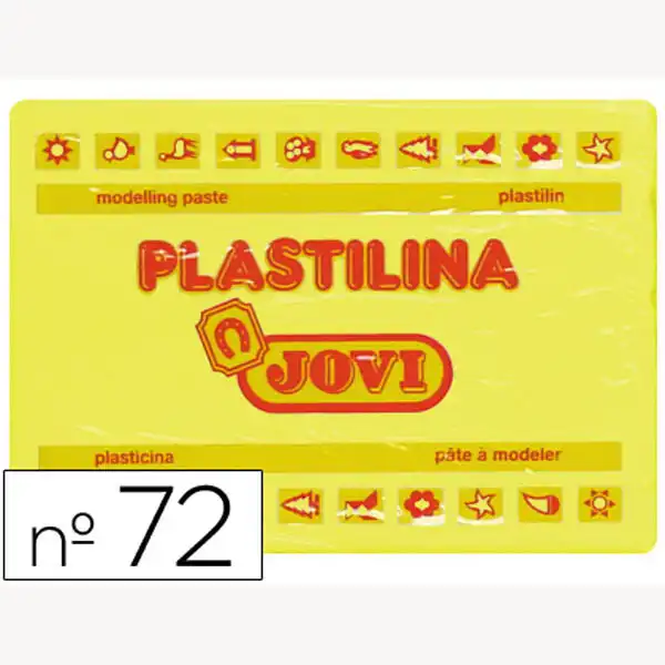 PLASTILINA JOVI 72 AMARILLO CLARO UNIDAD TAMAÑO GRANDE 22150 PLASTILINA JOVI 72 AMARILLO CLARO UNIDAD TAMAÑO GRANDE 22150