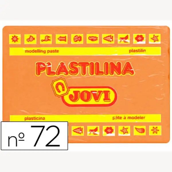 PLASTILINA JOVI 72-04 NARANJA TAMAÑO GRANDE 72-04 22152 PLASTILINA JOVI 72-04 NARANJA TAMAÑO GRANDE 72-04 22152