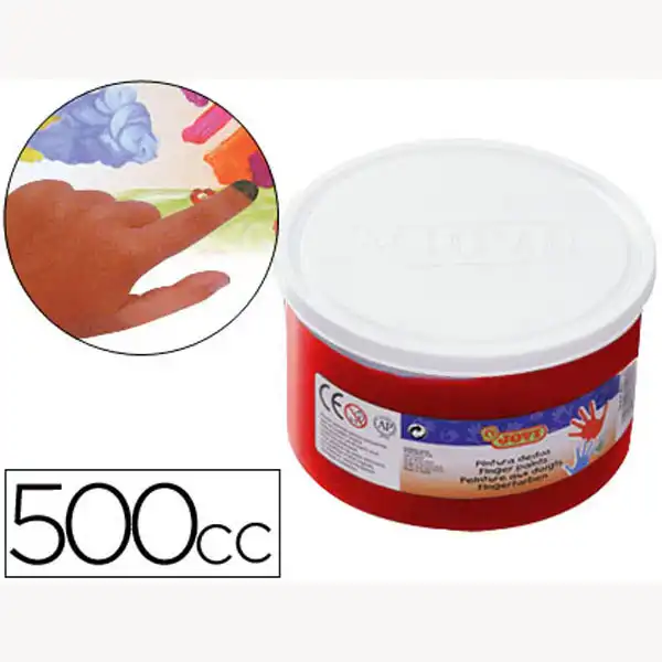 PINTURA A DEDOS JOVI 500 CC -ROJO 22223 PINTURA A DEDOS JOVI 500 CC -ROJO 22223