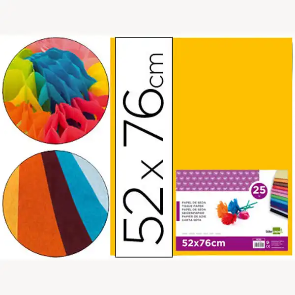 PAPEL SEDA LPP NARANJA 52X76 CM 18 GR -PAQ. DE 25 HJ 22231 PAPEL SEDA LPP NARANJA 52X76 CM 18 GR -PAQ. DE 25 HJ 22231