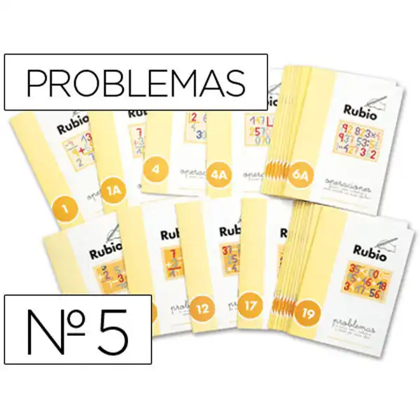 CUADERNO RUBIO PROBLEMAS Nº 5 22450 CUADERNO RUBIO PROBLEMAS Nº 5 22450