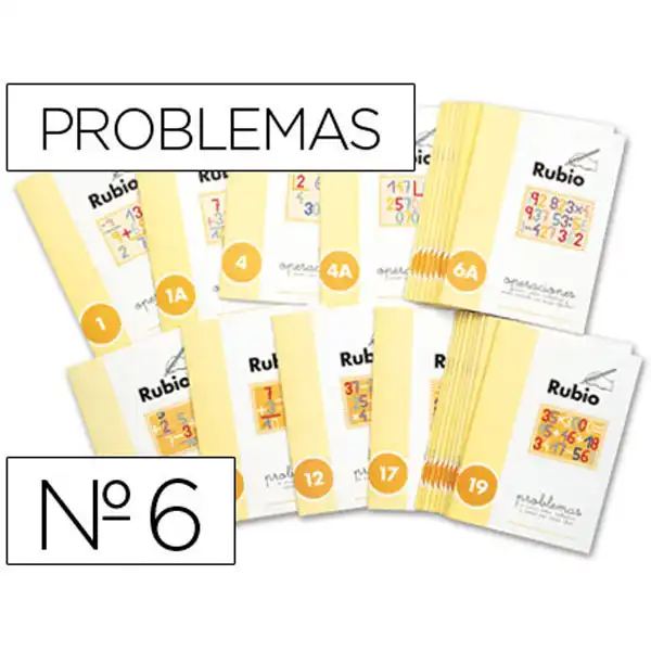 CUADERNO RUBIO PROBLEMAS Nº 6 22451 CUADERNO RUBIO PROBLEMAS Nº 6 22451