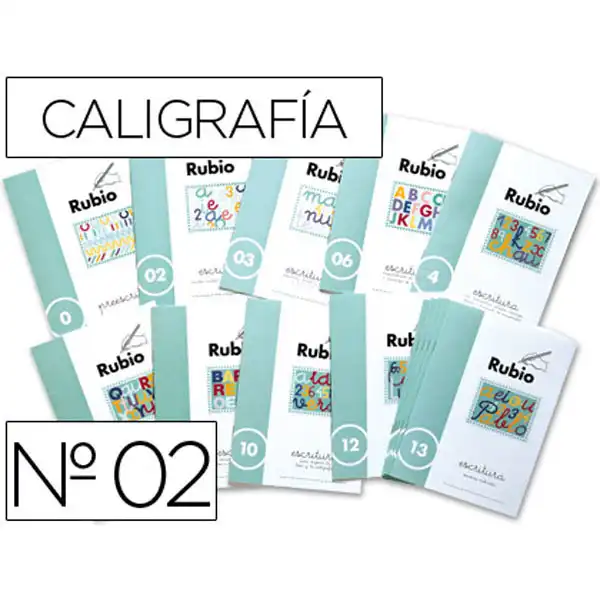 CUADERNO RUBIO CALIGRAFIA Nº 02 22473 CUADERNO RUBIO CALIGRAFIA Nº 02 22473