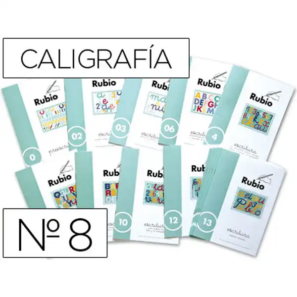 CUADERNO RUBIO CALIGRAFIA Nº 8 22489 CUADERNO RUBIO CALIGRAFIA Nº 8 22489
