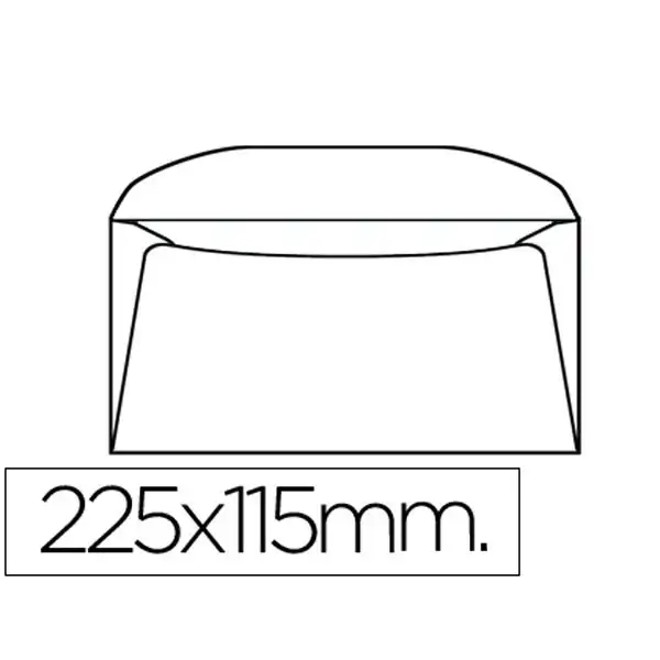 SOBRE LIDERPAPEL DL+ BOLSA DE 10 115X225 MM SB01 23728 SOBRE LIDERPAPEL DL+ BOLSA DE 10 115X225 MM SB01 23728