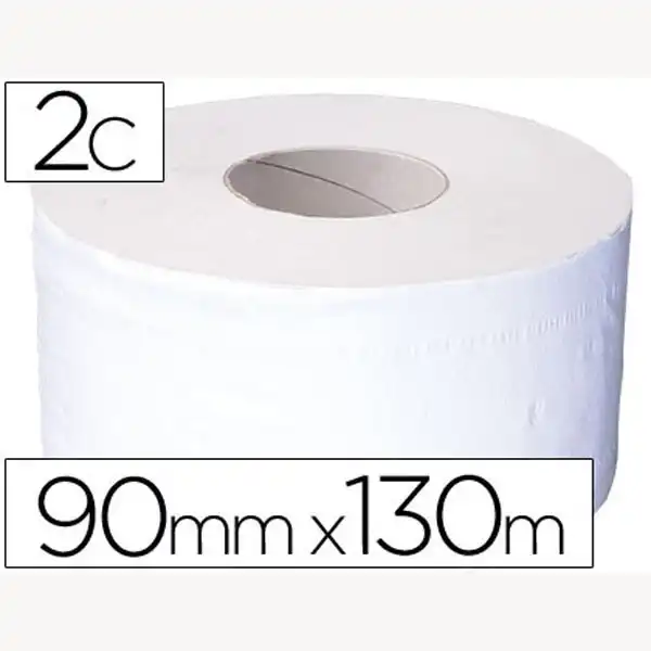 PAPEL HIGIENICO JUMBO 2 CAPAS RECICLADO -ROLLO CON 130 MTS. -P/ DISPENSADOR 925 25815 PAPEL HIGIENICO JUMBO 2 CAPAS RECICLADO -ROLLO CON 130 MTS. -P/ DISPENSADOR 925 25815