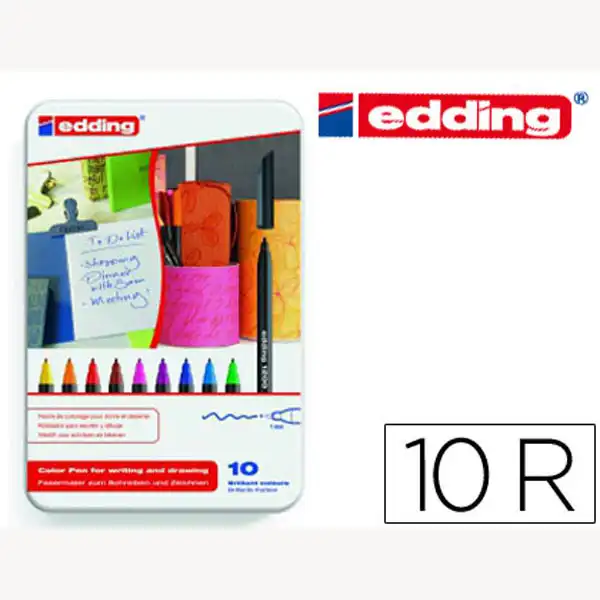 ROTULADOR EDDING 1200 P. FIBRA CAJA DE 10 ROTULADORES PUNTA REDONDA 0.5 MM 25824 ROTULADOR EDDING 1200 P. FIBRA CAJA DE 10 ROTULADORES PUNTA REDONDA 0.5 MM 25824
