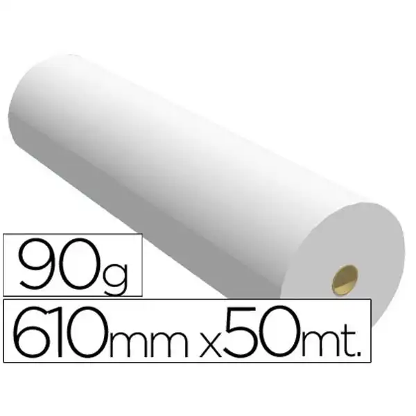 PAPEL REPROGRAFIA P/ PLOTTER 610MMX50MT 90GR IMPRESION INK-JET 26860 PAPEL REPROGRAFIA P/ PLOTTER 610MMX50MT 90GR IMPRESION INK-JET 26860