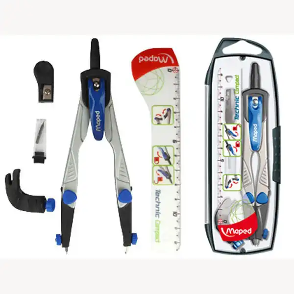 COMPAS MAPED 538700 -CON ADAPTADOR UNIVERSAL ESTUCHE DE MINAS Y AFILAMINAS 28847 COMPAS MAPED 538700 -CON ADAPTADOR UNIVERSAL ESTUCHE DE MINAS Y AFILAMINAS 28847