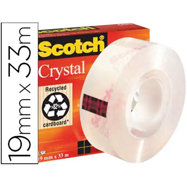 CINTA ADHESIVA SCOTCH SUPERTRANSPARENTE 33X19 MM 600/1933CI 29425 CINTA ADHESIVA SCOTCH SUPERTRANSPARENTE 33X19 MM 600/1933CI 29425