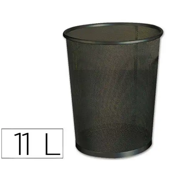 PAPELERA METALICA Q-CONNECT NEGRA - REJILLA- 205X210X150MM 29624 PAPELERA METALICA Q-CONNECT NEGRA - REJILLA- 205X210X150MM 29624