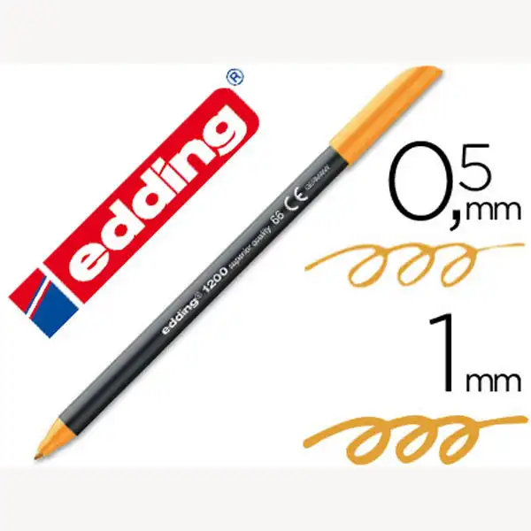 ROTULADOR EDDING 1200 P. FIBRA NARANJA NEON N.66 PUNTA DE FIBRA 0,5 MM 34407 ROTULADOR EDDING 1200 P. FIBRA NARANJA NEON N.66 PUNTA DE FIBRA 0,5 MM 34407