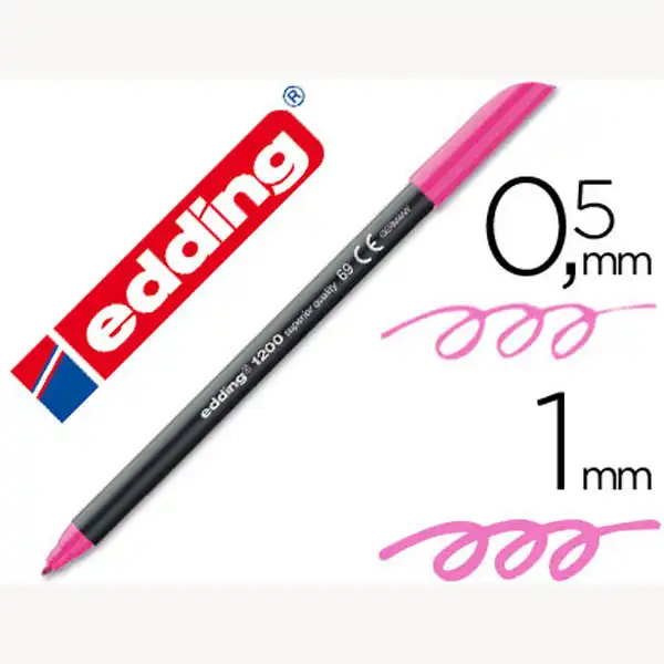 ROTULADOR EDDING 1200 P. FIBRA ROSA NEON N.69 PUNTA DE FIBRA 0,5 MM 34408 ROTULADOR EDDING 1200 P. FIBRA ROSA NEON N.69 PUNTA DE FIBRA 0,5 MM 34408