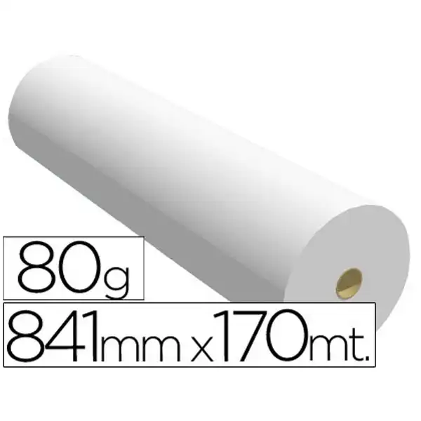 PAPEL REPROGRAFIA PPC P/ PLANOS 841X170MT 80GR 35638 PAPEL REPROGRAFIA PPC P/ PLANOS 841X170MT 80GR 35638