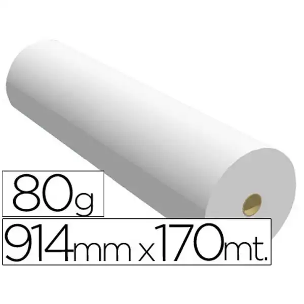 PAPEL REPROGRAFIA PPC P/ PLANOS 914X170MT 80GR 35639 PAPEL REPROGRAFIA PPC P/ PLANOS 914X170MT 80GR 35639