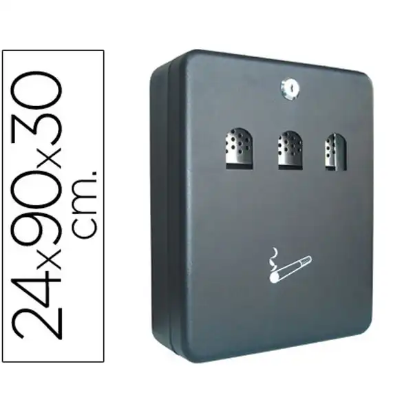 CENICERO BUZON Q-CONNECT METALICO 240X90X300 MM 37600 CENICERO BUZON Q-CONNECT METALICO 240X90X300 MM 37600