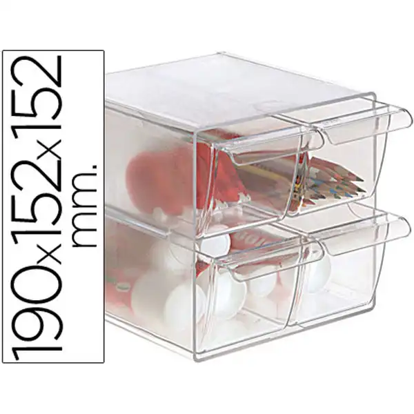 ARCHICUBO ARCHIVO 2000 4 CAJONES ORGANIZADOR MODULAR PLASTICO 190X152X152 MM INCLUYE 2 CLIPS DE SUJECION 37953 ARCHICUBO ARCHIVO 2000 4 CAJONES ORGANIZADOR MODULAR PLASTICO 190X152X152 MM INCLUYE 2 CLIPS DE SUJECION 37953