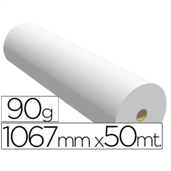PAPEL REPROGRAFIA P/ PLOTTER 1067MMX50MT 90GR IMPRESION INK-JET 38159 PAPEL REPROGRAFIA P/ PLOTTER 1067MMX50MT 90GR IMPRESION INK-JET 38159
