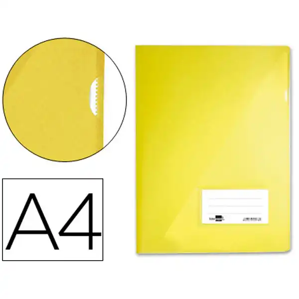 CARPETA LIDERPAPEL DOSSIER A4 UÑERO AMARILLA 42978 CARPETA LIDERPAPEL DOSSIER A4 UÑERO AMARILLA 42978