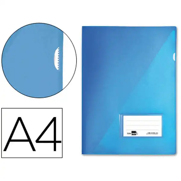 CARPETA LIDERPAPEL DOSSIER A4 UÑERO AZUL 42980 CARPETA LIDERPAPEL DOSSIER A4 UÑERO AZUL 42980