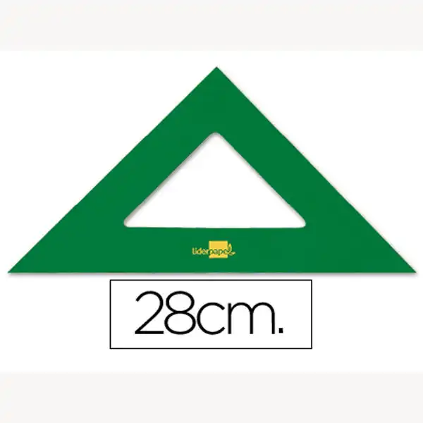 ESCUADRA LPP 28 CM ACRILICO VERDE 43372 ESCUADRA LPP 28 CM ACRILICO VERDE 43372