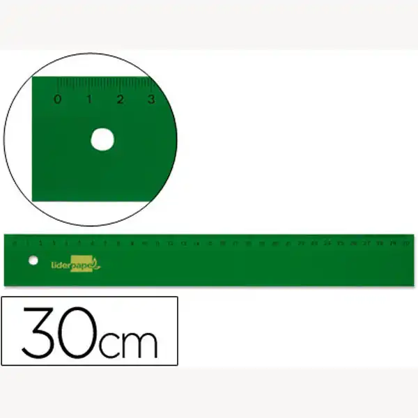 REGLA LPP 30 CM ACRILICO VERDE 43379 REGLA LPP 30 CM ACRILICO VERDE 43379
