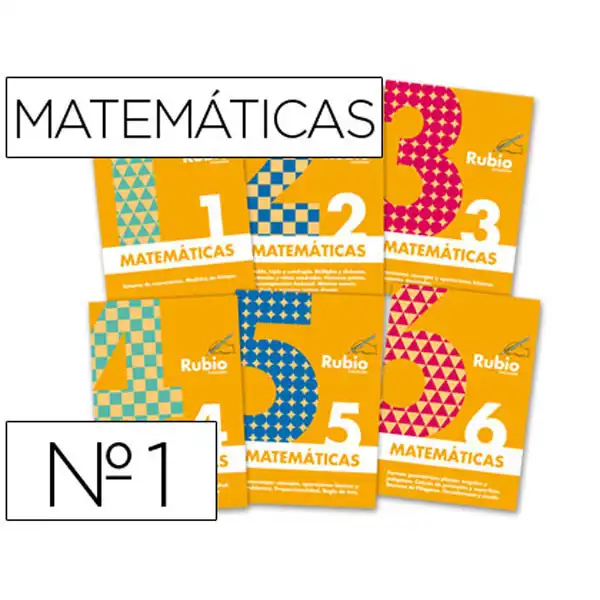 CUADERNO RUBIO MATEMATICAS EVOLUCION Nº 1 43448 CUADERNO RUBIO MATEMATICAS EVOLUCION Nº 1 43448