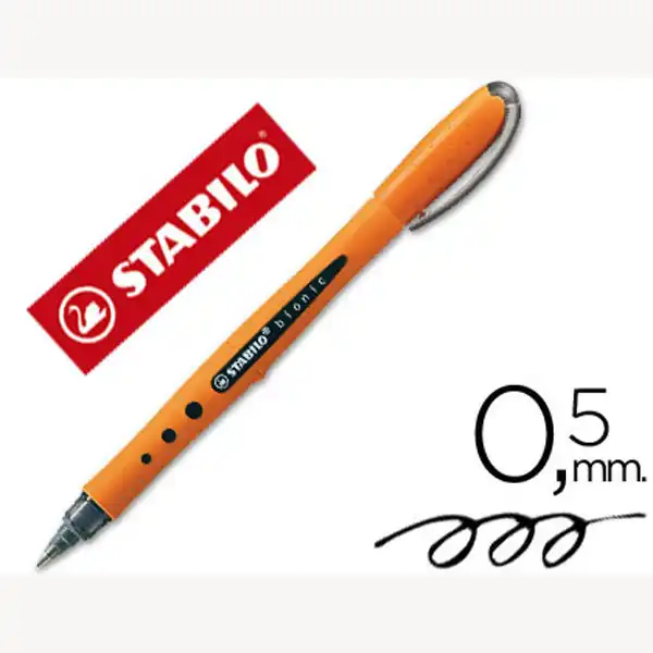 ROTULADOR STABILO BIONIC WORKER NEGRO 0,5 MM 44256 ROTULADOR STABILO BIONIC WORKER NEGRO 0,5 MM 44256