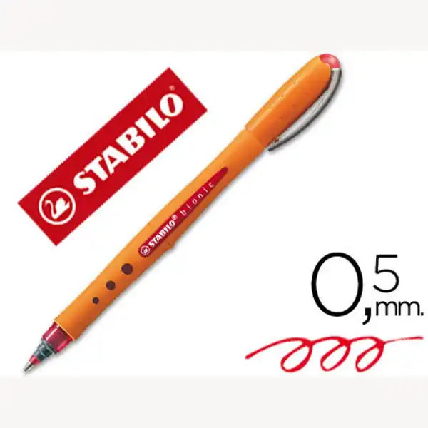 ROTULADOR STABILO BIONIC WORKER ROJO 0,5 MM 44257 ROTULADOR STABILO BIONIC WORKER ROJO 0,5 MM 44257