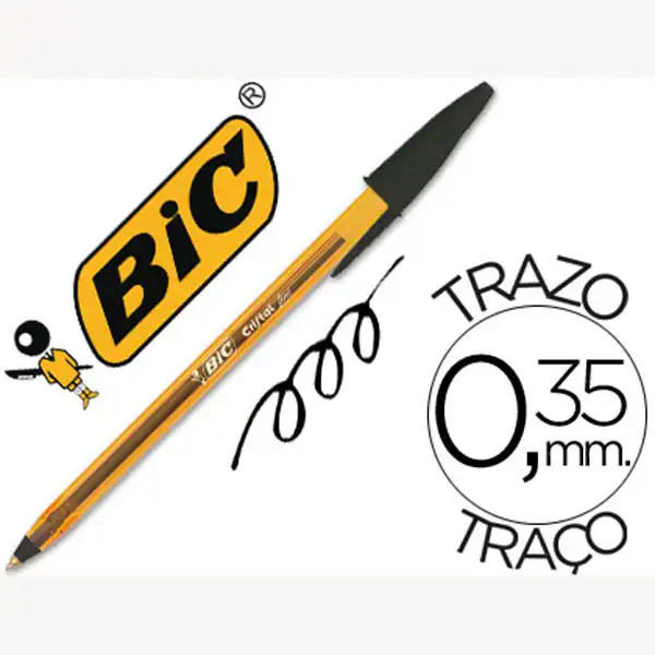 BOLIGRAFO BIC CRISTAL PUNTA FINA NEGRO 44325 BOLIGRAFO BIC CRISTAL PUNTA FINA NEGRO 44325