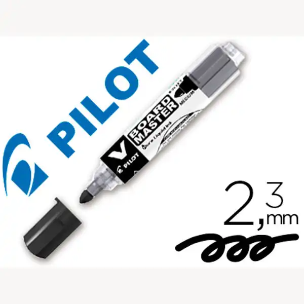 ROTULADOR PILOT V BOARD P/ PIZARRA BLANCA MASTER PUNTA CONICA NEGRO 47182 (NVBMN) ROTULADOR PILOT V BOARD P/ PIZARRA BLANCA MASTER PUNTA CONICA NEGRO 47182 (NVBMN)