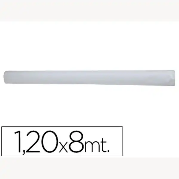 MANTEL BLANCO EN ROLLO 1,20X8 M 49272 MANTEL BLANCO EN ROLLO 1,20X8 M 49272