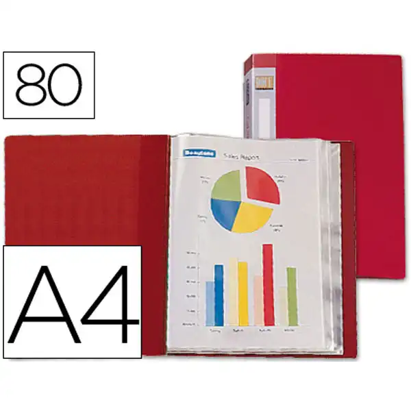 CARPETA LIDERPAPEL ESCAPARATE 31760 80 FUNDAS PP A4 ROJA LOMO PERSONALIZABLE 52253 CARPETA LIDERPAPEL ESCAPARATE 31760 80 FUNDAS PP A4 ROJA LOMO PERSONALIZABLE 52253