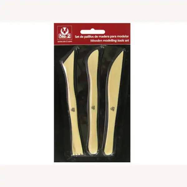INSTRUMENTOS DE MODELAR ARCILLA SIO PALILLOS DE MADERACOMPUESTO POR 3 PIEZAS 54995 INSTRUMENTOS DE MODELAR ARCILLA SIO PALILLOS DE MADERACOMPUESTO POR 3 PIEZAS 54995
